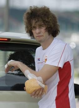 Simoncelli, il campione nelle immagini