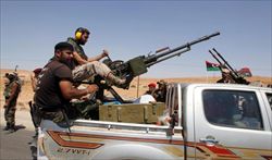 Libia, settembre 2011. Combattimenti presso  Bani Walid, Foto:  Mohamed Messara/Epa/Ansa. 