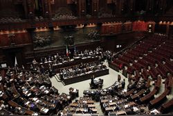 Il Parlamento italiano.