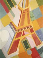 "La Tour Eiffel" di Robert Delaunay, in mostra a Ferrara.