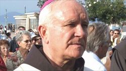Monsignor Giovanni Innocenzo Martinelli, vicario apostolico di Tripoli.