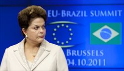 Dilma Rousseff, presidente del Brasile.