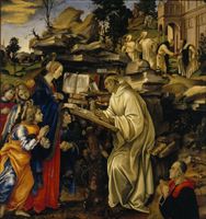 "Apparizione delle Vergine a san Bernardo" di Filippino Lippi.