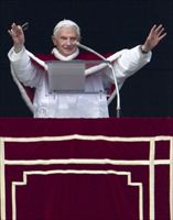 Papa Benedetto XVI (foto: Ansa),.
