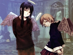 Una scena della serie tv giapponese "Haibane Renmei".