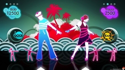 Un’immagine dal videogame "Just Dance", dove si balla al ritmo del tutor che appare sullo schermo