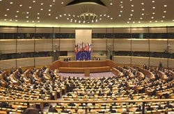 Una sessione del Parlamento europeo.