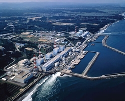 La centrale di Fukushima prima di essere investita dal disastroso tsunami.