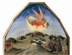 Annuncio ai pastori, Sano di Pietro (1406 - 1481), Siena, Pinacoteca nazionale. 