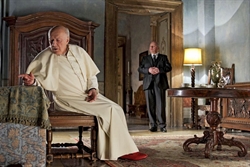 L'attore francese Michel Piccoli nel ruolo del Papa.