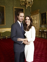 Il principe William, secondo in linea di successione al trono, con Kate.