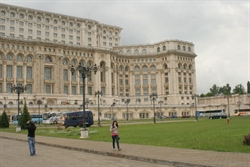 Il Parlamento a Bucarest.