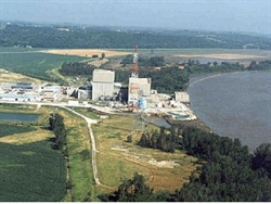La centrale nucleare di Cooper, in Nebraska, a rischio di allagamento.