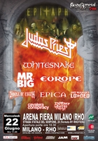 La locandina del festival Gods of metal, il 22 giugno all'Arena Fiera di Rho (Milano).