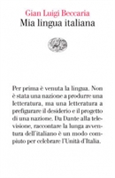 La copertina di Mia lingua italiana, Einaudi.