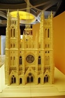 Il plastico donato al Papa dall'architetto Calatrava.