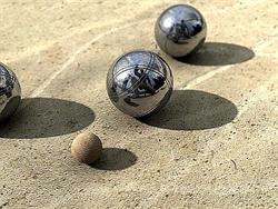 Le bocce per il gioco francese della "petanque".