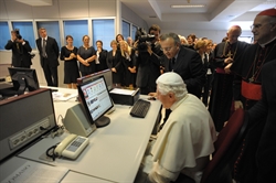 Benedetto XVI in redazione