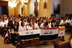 Gmg, giovani iracheni alla catechesi in lingua araba. In tutto sono 84: da Bagdad 65 e da Kirkuk 19.