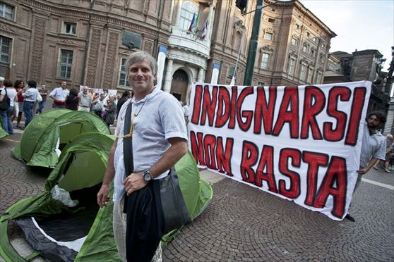 Torino, la carica degli "indignados"