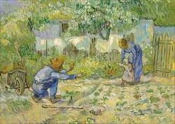 Vincent van Gogh, Primi passi, da Millet, 1890, New York, Metropolitan Museum of Art.