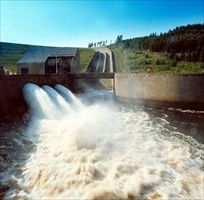 Una centrale idroelettrica.