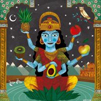 "Shiva" di Adria Fruitos, una delle illustratrici che presenteranno la loro opera alla Mostra di Sarmede.