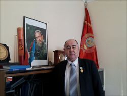 Il leader del partito comunista kazacho Vladislav Borisovich (foto: Fausta Speranza).