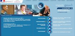 L'home page del sito Internet dell'Agenzia delle Entrate francese (www.impots.gouv.fr).
