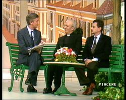 Piero Badaloni intervista il direttore di Famiglia Cristiana don Leonardo Zega nel 1991
