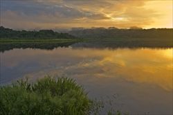 L'alba nel Parco nazionale Yasunì, in Ecuador. Foto: Corbis Images.