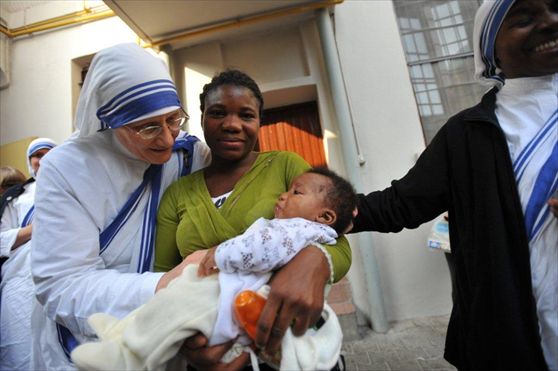 Sister Mary continua l'opera di Madre Teresa