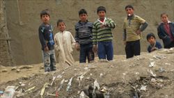Bambini di strada in Afghanistan.