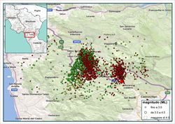 Il rischio sismico nella zona del Pollino secondo l'Istituto nazionale di geologia e vulcanologia. 