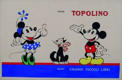 La copertina per "Topolino" di Fiorenzo Faorzi del 1941.