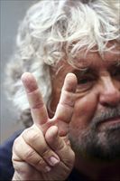 Beppe Grillo (foto del servizio: Reuters).