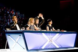 La giuria di X Factor (Ansa).