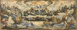 "Il Paradiso" visto dal Tintoretto, alle Scuderie del Quirinale di Roma.