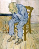 "Il vecchio che soffre" di Van Gogh (1890) è uno dei capolavori espoti a Rimini.