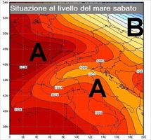 Ancora alta pressione sabato sull’Italia.