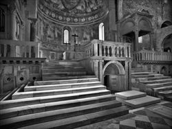 L'interno della Basilica di Aquileia.