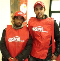Hassad e Robert, 30 e 21 anni, nella redazione di "Scarp de’ tenis".