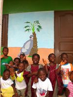 Alcuni bambini della Maison de la joie a Ouidah, in Benin.