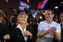 Marine Le Pen, leader del Fronte Nazionale.