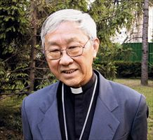 Joseph Zen Ze-kiun, 80 anni, vescovo emerito di Hong Kong (foto Getty).