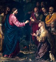 Alessandro Allori detto il Bronzino (1535-1607), Cristo e la cananea. Firenze, San Giovannino degli Scolopi.