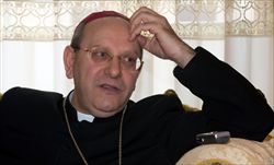 Il vescovo di Caltanissetta Mario Russotto.