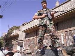 Un soldato dell'Esercito libero della Siria.