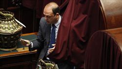 Angelino Alfano, segretario del PdL (foto Ansa).