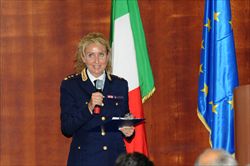 Elisabetta Mancini, vice Questore aggiunto della Polizia stradale e responsabile delle campagne di sicurezza della Polstrada.
